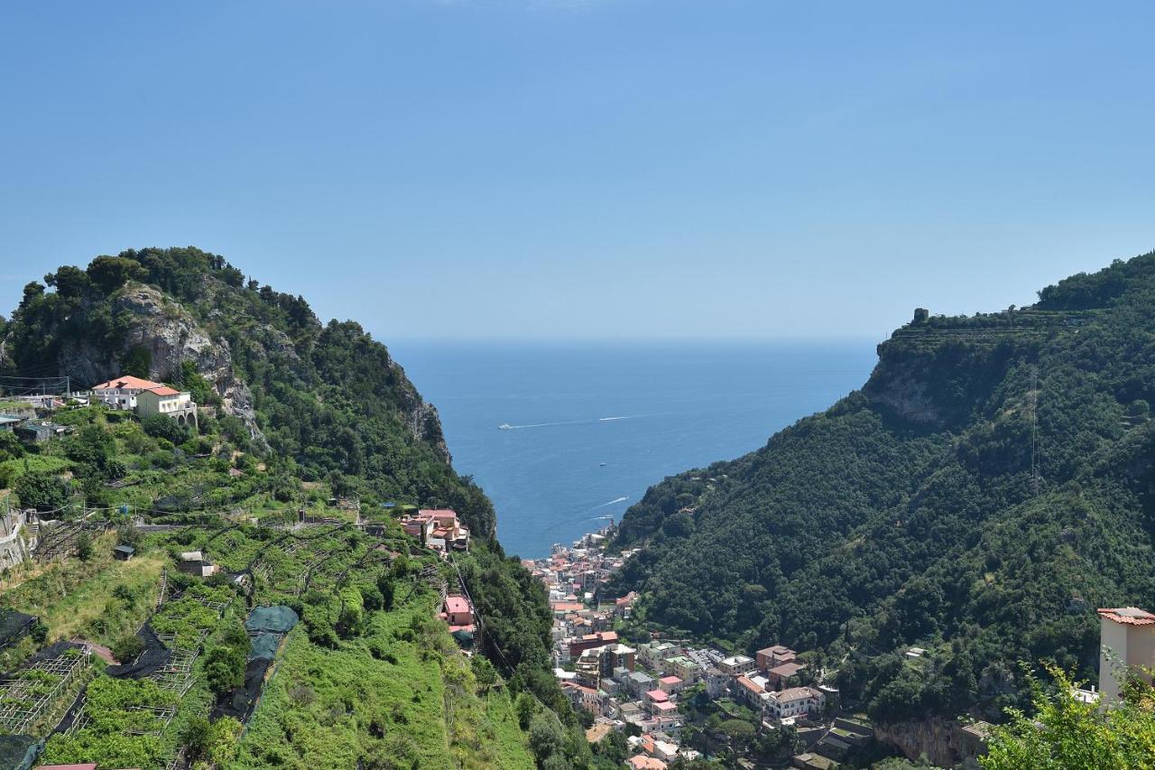 Vila Amalfi Sea View Scala Exteriér fotografie